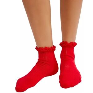 NWT Free People Movement Classic Ruffle Socks